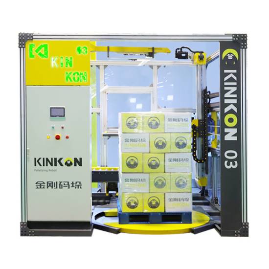 小黃蜂纏繞機(jī):碼垛纏繞一體機(jī)